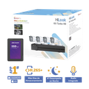 Kit TurboHD 1080p + SSD 500 GB / DVR 4 Canales / 4 Cámaras