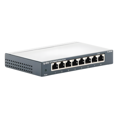 Switch Gigabit no administrable de 8 puertos 10/100/1000
