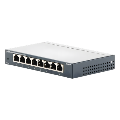 Switch Gigabit no administrable de 8 puertos 10/100/1000