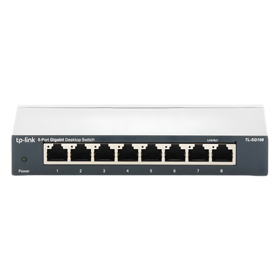 Switch Gigabit no administrable de 8 puertos 10/100/1000
