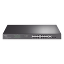 Switch no administrable de 16 puertos 10/100/1000Mbps y PoE