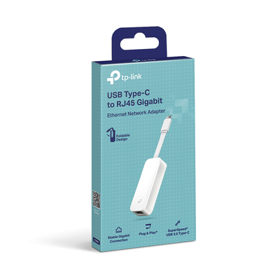 Adaptador de red Ethernet RJ45 10/100/1000Mbps a USB tipo C