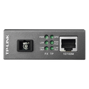 Convertidor Fibra Óptica WDM Monomodo / 1 puerto RJ45