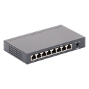 Switch Gigabit PoE+ no administrable de 8 puertos