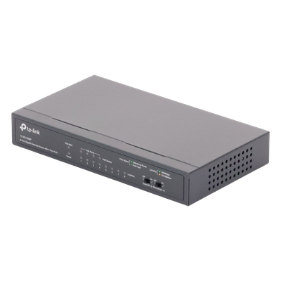 Switch Gigabit PoE+ no administrable de 8 puertos