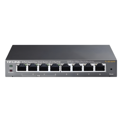 Easy Smart Switch PoE JetStream , 8 puertos 10/100/1000 Mbps