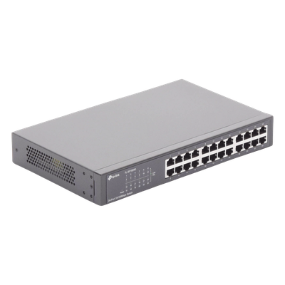 Switch no administrable de 24 puertos 10/100 Mbps para