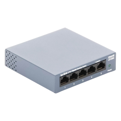 Switch de escritorio Gigabit de 5 puertos 10/100/1000Mbps,