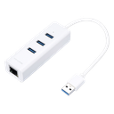 Adaptador de red Ethernet USB 3.0 a RJ45 10/100/1000Mbps
