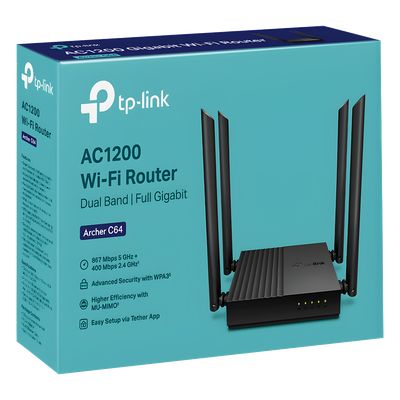 Router Inalámbrico AC 1200 / Doble Banda MU-MIMO / 1 puerto