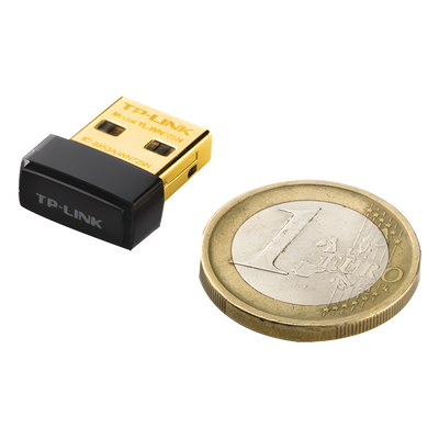 Adaptador USB  Nano inalámbrico N 150 Mbps 2.4 GHz con 1