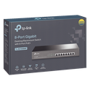 Switch Gigabit PoE+ no administrable de 8 puertos