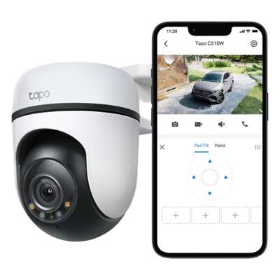 Cámara de Seguridad PTZ Exterior Wi-Fi / 2K 3 Megapixel