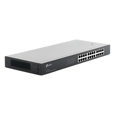 Switch no administrable de 24 puertos 10/100 Mbps para