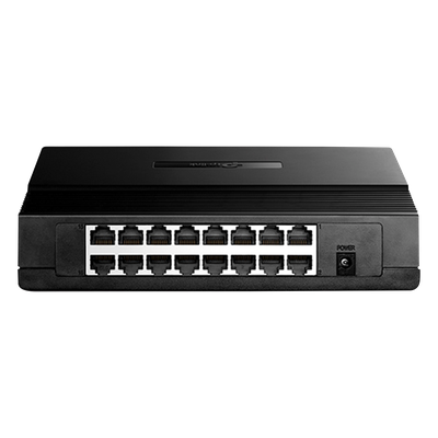 Switch no administrable de 16 puertos 10/100 Mbps para