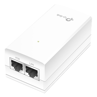 Inyector PoE Pasivo de 48V (18 Watts) / 2 puerto 10/100/1000