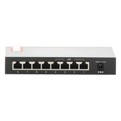 Switch PoE+ No Administrable / De Escritorio 8 puertos