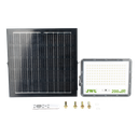 Reflector de 200 W con Panel Solar  /  Batería 3.2  V CD /