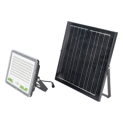 Reflector de 200 W con Panel Solar  /  Batería 3.2  V CD /