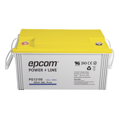 Batería de GEL PURO OPzV / 12 V @ 100 Ah / Ciclo profundo /