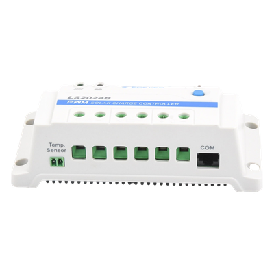 Controlador Solar PWM / 20A / 12/24V / RS-485 / Baterías