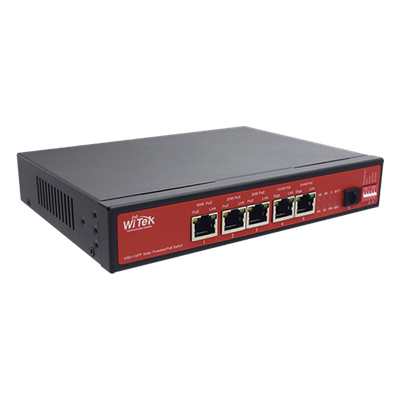 Controlador Solar de 15A con Switch PoE / 1 Puerto Gigabit