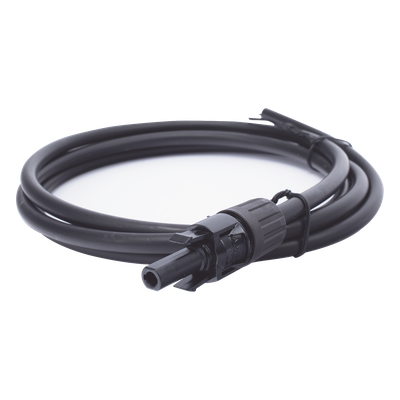 Cable Fotovoltaico 1.5 m, Negro, Calibre 10 AWG con Terminal
