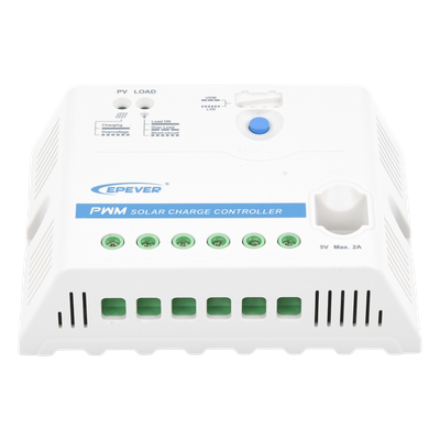 Controlador Solar PWM 12/24 V 30 A, Salida USB