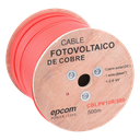 Carrete de 500 Metros / Cable Fotovoltaico Rojo  / Material