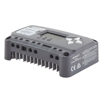 Controlador solar 12/24 Vcc  de 30 Amp. Con pantalla de
