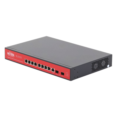Switch Administrable Capa 2 de 8 puertos 10/100/1000 PoE