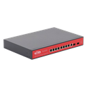 Switch Administrable Capa 2 de 8 puertos 10/100/1000 PoE