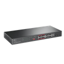 Switch PoE+ No Administrable de 16 puertos 10/100 Mbps / 2