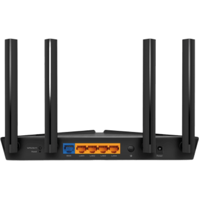 Router WiFi 6 / AX1800 / Dual Band / 5x Gigabit / 4 Antenas