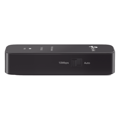 Extensor PoE / 802.3 af/at / 2 puertos 10/100 Mbps / Hasta