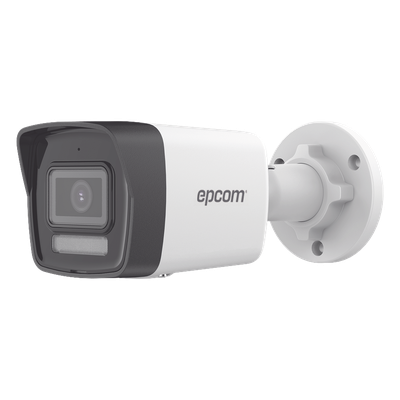 Cámara Bala IP / 4 Megapixel / Dual Light 30 m (98.4 ft) IR