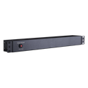 PDU Básico Rack / 8 Salidas NEMA 5-15R Traseras / 15 Amp /