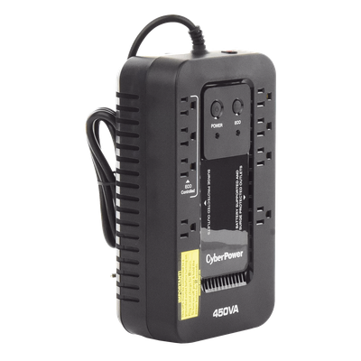 UPS de 450 VA / 260 W / Topología Standby / Modo ECO / 8