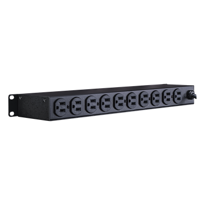 PDU Básico Rack / 10 Salidas NEMA 5-15R / 15 Amp / 120 Vca