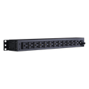 PDU Básico Rack / 12 Tomas NEMA 5-15R Traseras / 15 Amp /