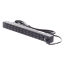 PDU Básico Rack / 12 Tomas NEMA 5-15R Traseras / 15 Amp /