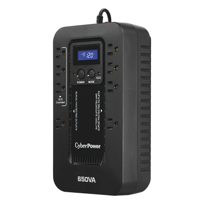 UPS / 650 VA / 390 W / Standby ECO / 120 Vca / 8 NEMA 5-15R