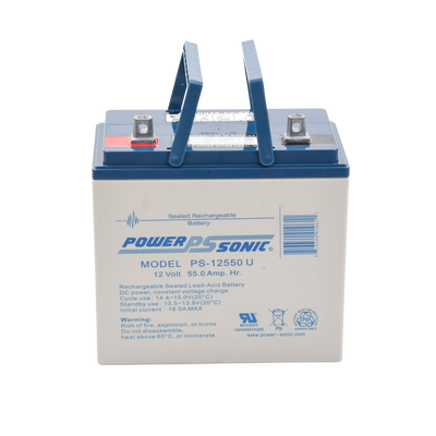 Batería 12V, 55AH, Para Respaldo, Tecnologías AGM/VRLA, 5