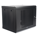 Gabinete de Pared 9U / 19'' / 455 mm (17.9'') Profundidad /