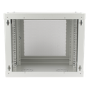Gabinete de Pared / 9U / Profundidad 455 mm / Puerta