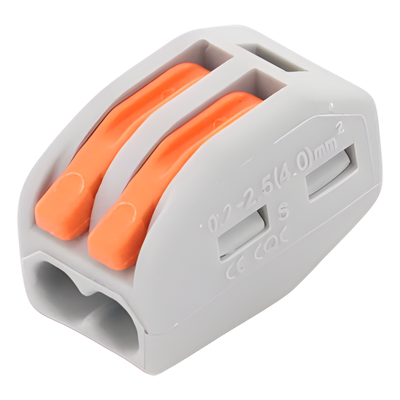 Conector de Presión / 1 Entrada 1 Salida / 12AWG-28AWG /