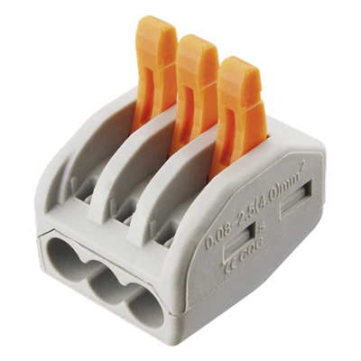 Conector de Presión / 1 Entrada 2 Salidas / 250V 32A /