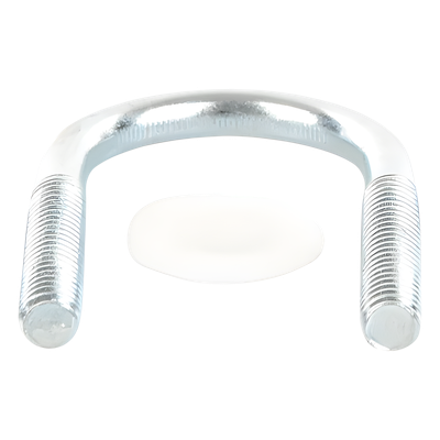 Abrazadera Tipo U / 1/2 Pulgada / Acabado Electro Zinc /