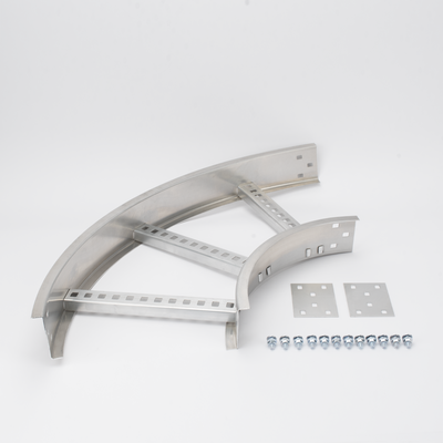 Curva Horizontal de Aluminio / Perfil Z / Peralte 3 1/4"
