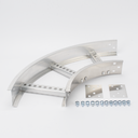 Curva Horizontal de 90° / Perfil Z / Ancho 9" / Peralte 3